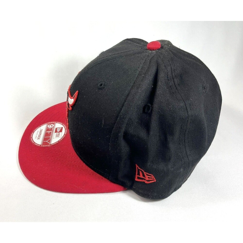 New Era 9FIFTY Hardwood Classics NBA Chicago Bulls Snapback Hat Black - Picture 4 of 13
